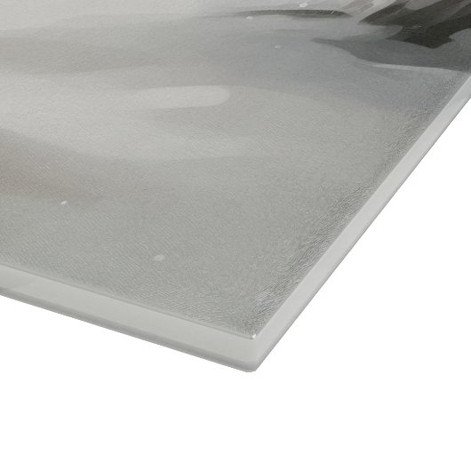 Amerikaanse Staffordshire Hond in Sneeuw Kerstmis Snijplank (Hoek)