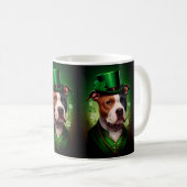 Amerikaanse Staffordshire-hond in St. Patrick's Da Koffiemok (Voorkant rechts)