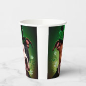 Amerikaanse Staffordshire-hond in St. Patrick's Da Papieren Bekers (Links)