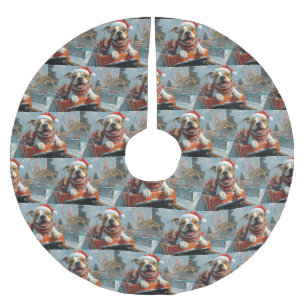 Amerikaanse Staffordshire-hond Kerstmis Kerstboom Rok