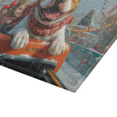 Amerikaanse Staffordshire-hond Kerstmis Snijplank (Hoek)