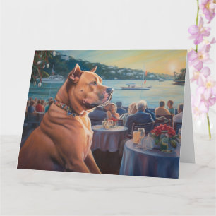 Amerikaanse Staffordshire Kerstcruise: Pawsome Kaart