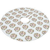 Amerikaanse Staffordshire Kerstkrans feestelijk Kerstboom Rok (Gekanteld)