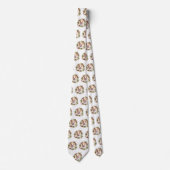 Amerikaanse Staffordshire Kerstkrans feestelijk Stropdas (Voorkant)