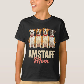Amerikaanse Staffordshire Moeder Huisdier Liefhebb T-shirt
