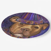 AMERIKAANSE STAFFORDSHIRE PAPIEREN BORDJE (Gekanteld)