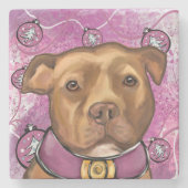 AMERIKAANSE STAFFORDSHIRE STENEN ONDERZETTER (Voorkant)