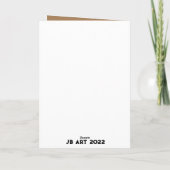 AMERIKAANSE STAFFORDSHIRE TERRIE BEDANKKAART (Achterkant)