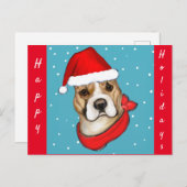 AMERIKAANSE STAFFORDSHIRE TERRIE BRIEFKAART (Voorkant / Achterkant)