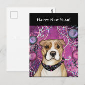 AMERIKAANSE STAFFORDSHIRE TERRIE BRIEFKAART (Voorkant / Achterkant)