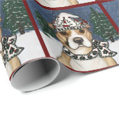 AMERIKAANSE STAFFORDSHIRE TERRIE CADEAUPAPIER (Rol Hoek)