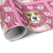 AMERIKAANSE STAFFORDSHIRE TERRIE CADEAUPAPIER (Rol Hoek)