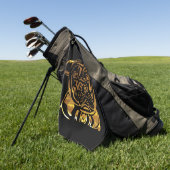 AMERIKAANSE STAFFORDSHIRE TERRIE GOLFHANDDOEK (Groen)