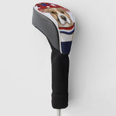 AMERIKAANSE STAFFORDSHIRE TERRIE GOLFHEADCOVER (Schuin)