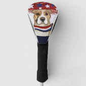 AMERIKAANSE STAFFORDSHIRE TERRIE GOLFHEADCOVER (Voorkant)