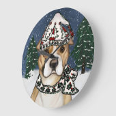 AMERIKAANSE STAFFORDSHIRE TERRIE GROTE KLOK (Hoek)