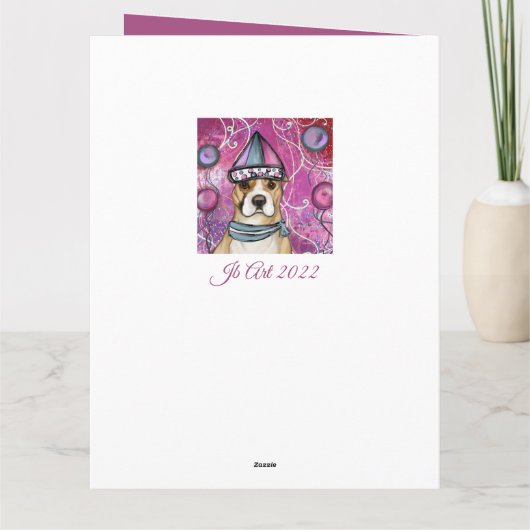 AMERIKAANSE STAFFORDSHIRE TERRIE KAART (Achterkant)