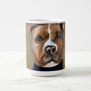 AMERIKAANSE STAFFORDSHIRE TERRIE KOFFIEMOK