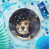 AMERIKAANSE STAFFORDSHIRE TERRIE PAPIEREN BORDJE (Feest)