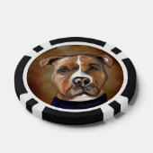 AMERIKAANSE STAFFORDSHIRE TERRIE POKER CHIPS (Enkel)