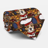 AMERIKAANSE STAFFORDSHIRE TERRIE STROPDAS (Opgerold)