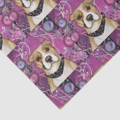 AMERIKAANSE STAFFORDSHIRE TERRIE TISSUEPAPIER (Detail)