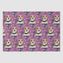 AMERIKAANSE STAFFORDSHIRE TERRIE TISSUEPAPIER