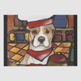 AMERIKAANSE STAFFORDSHIRE TERRIE TISSUEPAPIER