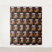 AMERIKAANSE STAFFORDSHIRE TERRIE WANDKLEED (Voorkant)