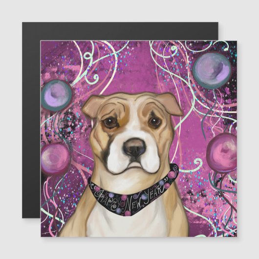 AMERIKAANSE STAFFORDSHIRE TERRIËR (Voorkant / Achterkant)