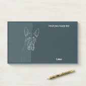 Amerikaanse Staffordshire Terrier Abstracte honden Post-it® Notes (Op bureau)