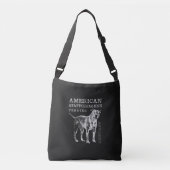 Amerikaanse Staffordshire Terrier - Amstaff Crossbody Tas (Voorkant)