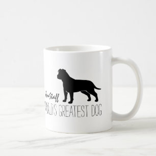 Amerikaanse Staffordshire Terrier AmStaff Custom Koffiemok