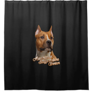 Amerikaanse Staffordshire Terrier - Amstaff Douchegordijn