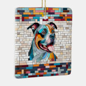 Amerikaanse Staffordshire Terrier - Amstaff Keramisch Ornament (Rechts)