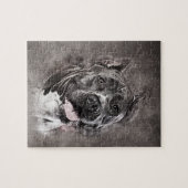 Amerikaanse Staffordshire Terrier - Amstaff Legpuzzel (Horizontaal)