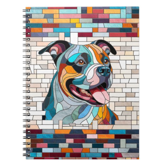 Amerikaanse Staffordshire Terrier - Amstaff Notitieboek (Voorkant)