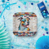 Amerikaanse Staffordshire Terrier - Amstaff Papieren Bordje (Feest)