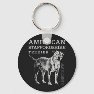 Amerikaanse Staffordshire Terrier - Amstaff Sleutelhanger