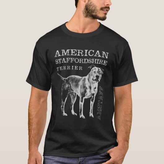 Amerikaanse Staffordshire Terrier - Amstaff T-shirt (Voorkant)