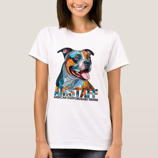 Amerikaanse Staffordshire Terrier - Amstaff T-shirt (Voorkant)