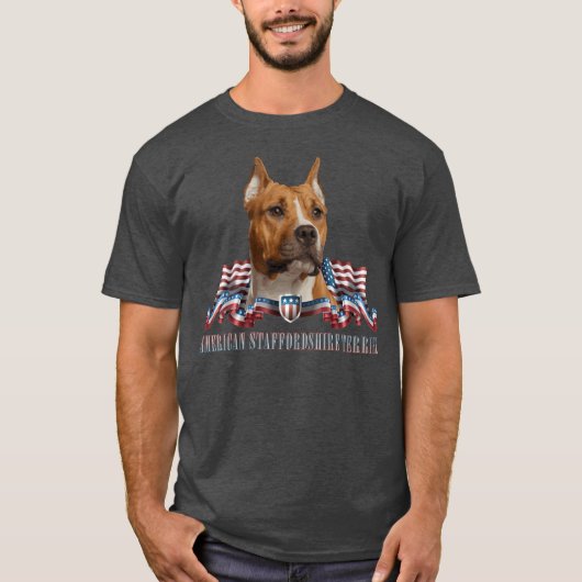 Amerikaanse Staffordshire Terrier - Amstaff T-shirt (Voorkant)