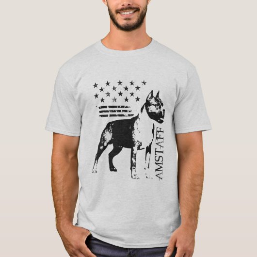 Amerikaanse Staffordshire Terrier - Amstaff T-shirt (Voorkant)