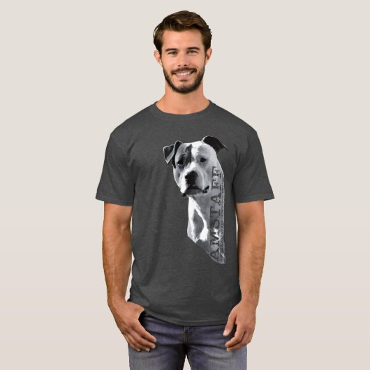 Amerikaanse Staffordshire Terrier - Amstaff T-shirt (Voorkant volledig)