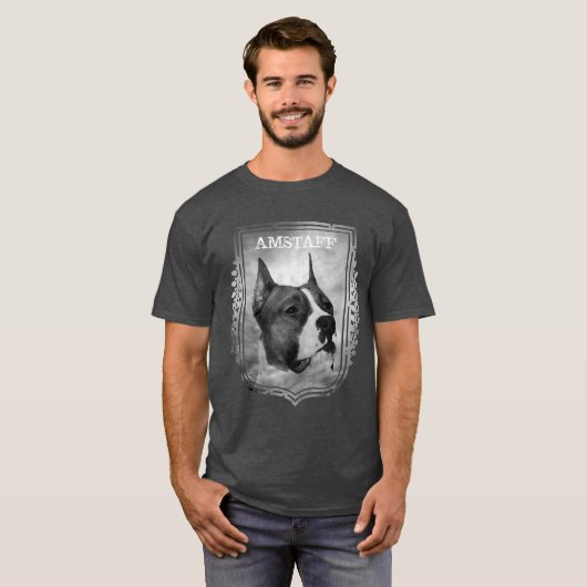 Amerikaanse Staffordshire Terrier - Amstaff T-shirt (Voorkant volledig)