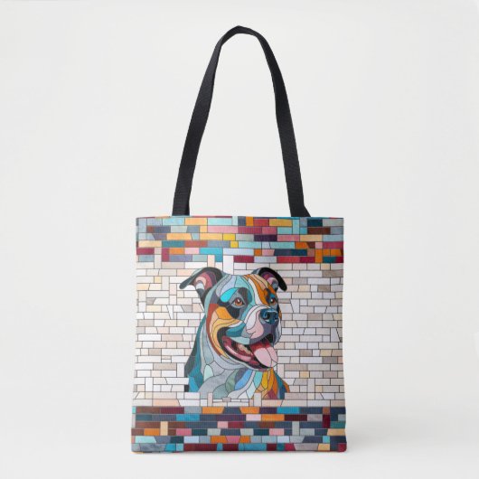 Amerikaanse Staffordshire Terrier - Amstaff Tote Bag (Voorkant)