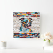 Amerikaanse Staffordshire Terrier - Amstaff Vierkante Klok (Huis)