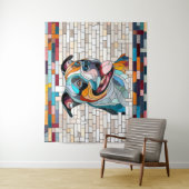 Amerikaanse Staffordshire Terrier - Amstaff Wandkleed (In situ)