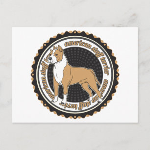 Amerikaanse Staffordshire Terrier Briefkaart