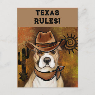 AMERIKAANSE STAFFORDSHIRE TERRIËR BRIEFKAART